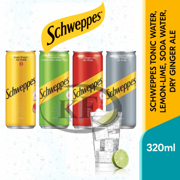 Schweppes Soda Water (24 x 320ml) - Image 2