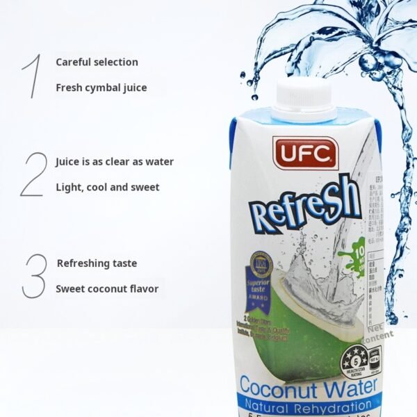 [1 Carton] UFC Coconut Water (12x500ml) - Image 4